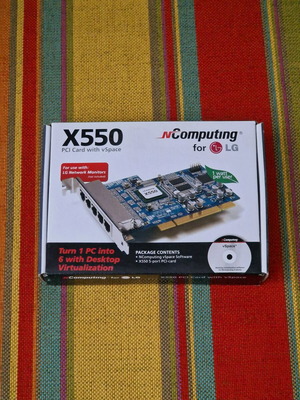 Κάρτα NComputing X550 PCI καινούργια, αχρησιμοποίητη