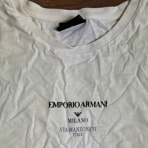 Men's Emporio Armani t-shirt white size M used