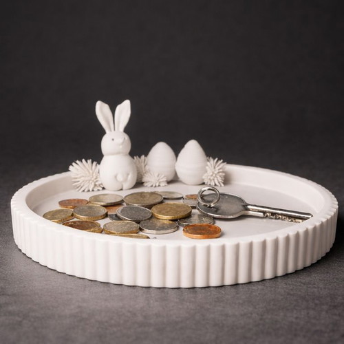 Easter decorative tray with bunny new