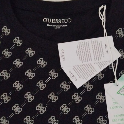 Guess blouse new with subtle shiny stones, size M or L, black