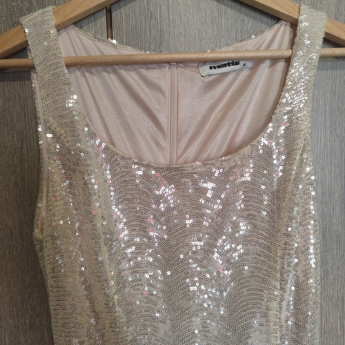 Matis Fashion sequin dress Small, like new, gold