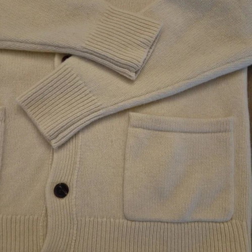 Zara Origins Men's Wool Cardigan like new, ecru, size S