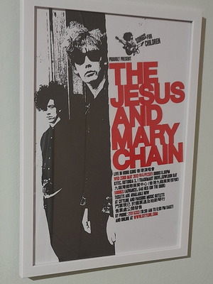 Poster The Jesus and Mary Chain καινούργιο, με κορνίζα 32×23cm