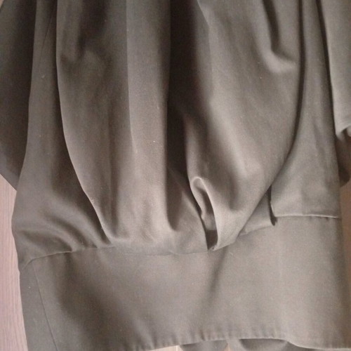 Women's black cape coat like new, size M