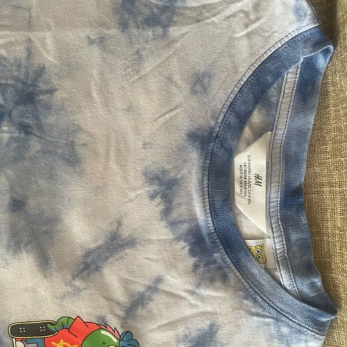 H&M Tie-Dye SpongeBob T-shirt used, size 8-10 years