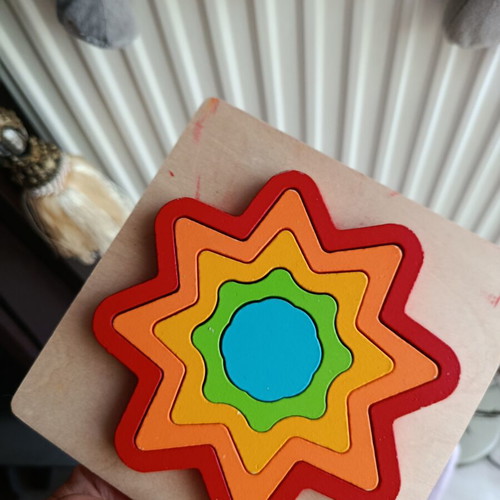 Playtive wooden puzzle used