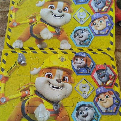 Double Preschool Puzzle 3+ used by Ravensburger with posters