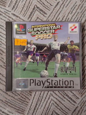 International Super Star Soccer Pro PlayStation PS1 like new, English version