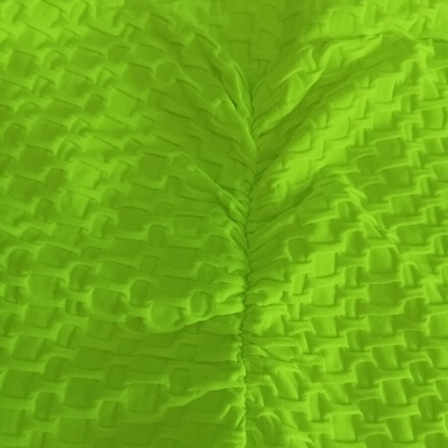 Bubble sports leggings neon yellow one size new