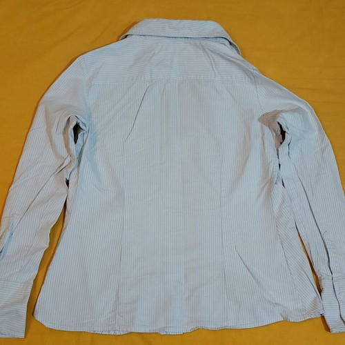 Benetton women's shirt used, size Medium, white, 100% cotton