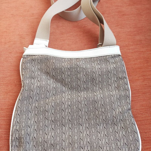Pollini sports bag used, universal, white and beige