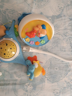 Fisher-Price Rotating Baby Mobile with Dogs FWR94