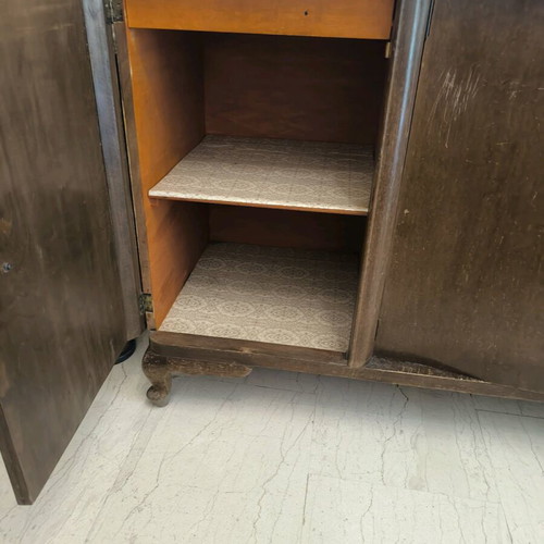 Buffet used four-door with shelves and drawers
