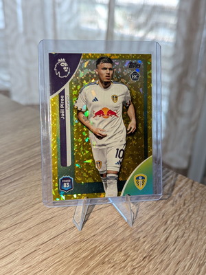 Joël Piroe Topps Premier League 2025-26 Gold Dazzle Ice Parallel Rookie Card like new