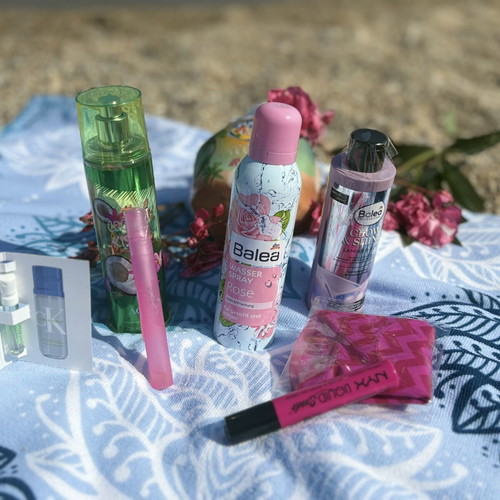 Summer Bag with Balea Hair Mask, Body Mist and Gifts, New