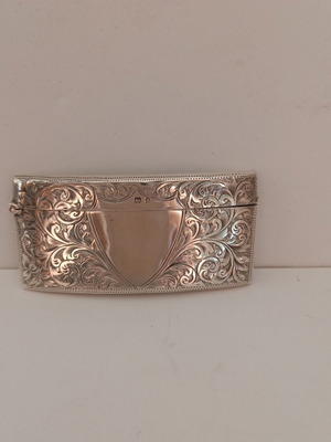 Αντίκα ασημένια θήκη Vesta Sterling Silver 925 1900 Birmingham