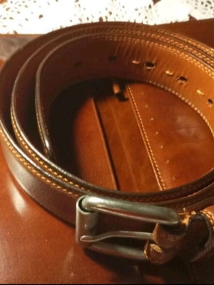 Gant leather belt new, size 110, brown