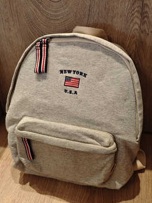 Pull and Bear Athletic Backpack grey, like new