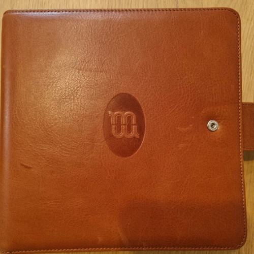 Leather agenda Michail like new, collectible Filofax