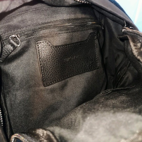 Velvet backpack Topshop new, petrol color