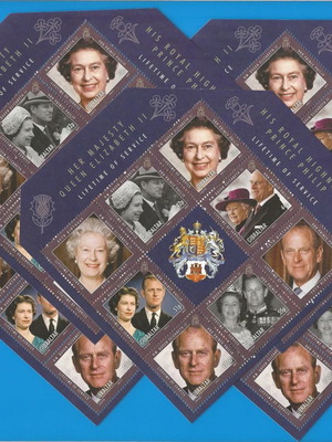 2011 Queen Elizabeth stamp collection new, 10 pcs. (Gibraltar)