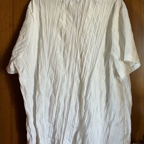 Women's White Shirt 5XL New, Cool Wrinkled Fabric