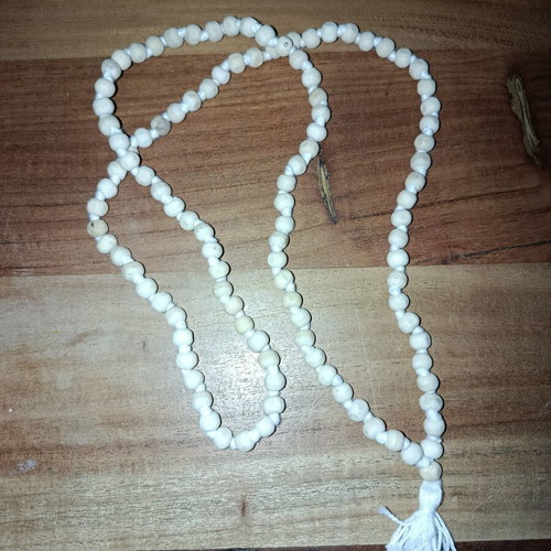 Japa Mala 108 beads wooden neem meditation necklace