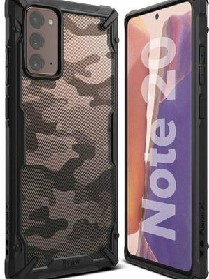 Θήκη Ringke Fusion X Camo Black για το ΝΟΤΕ 20 καινούργια