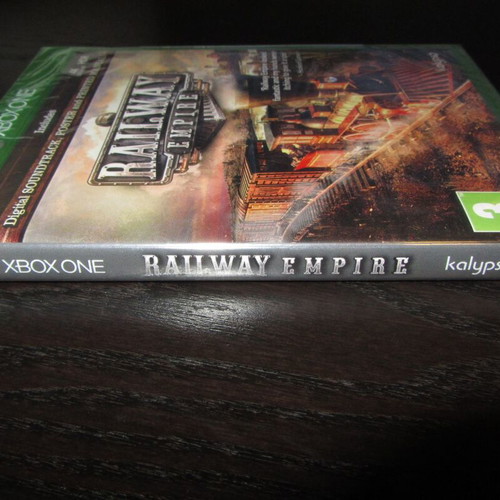 Railway Empire Xbox One game new sealed with digital OST poster manual