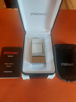 Sarome lighter new, vintage wide flame for cigar or cigarette
