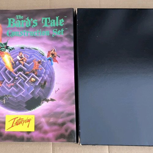 The Bard's Tale Construction Set for PC like new, Big Box, 3.5" disks