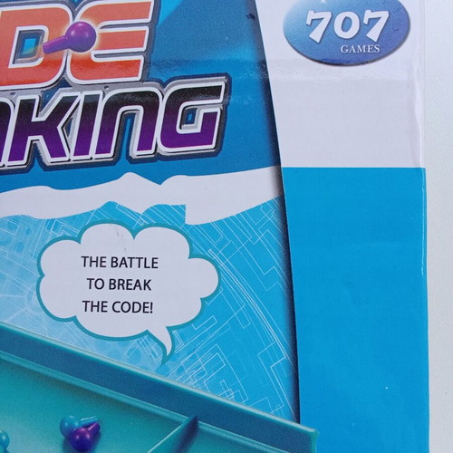 Code Breaking board game new with instructions