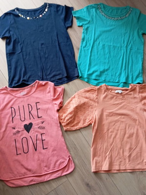 Girls' blouses pack of 4, sizes 146-152, like new