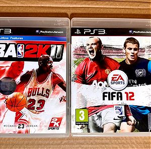 Παιχνίδια Sony PlayStation 3 NBA 2K11 FIFA12 πακέτο