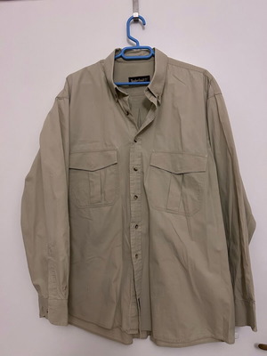 Timberland, BD Baggies and Transport Co dress shirts used, size XL