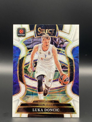 Panini Select EuroLeague Concourse #19 White Scope κάρτα Luka Doncic 5/35