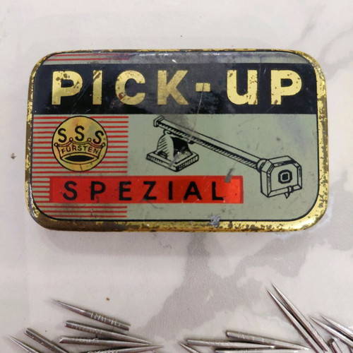 Pick up SPEZIAL gramophone needles like new, 89 pieces, 1930s
