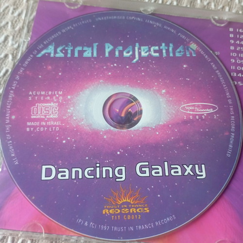 Dancing Galaxy CD like new by Astral Projection, Israeli Goa trance