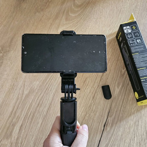 Selfie Stick with Tripod and Bluetooth Remote with Rotation Capability new