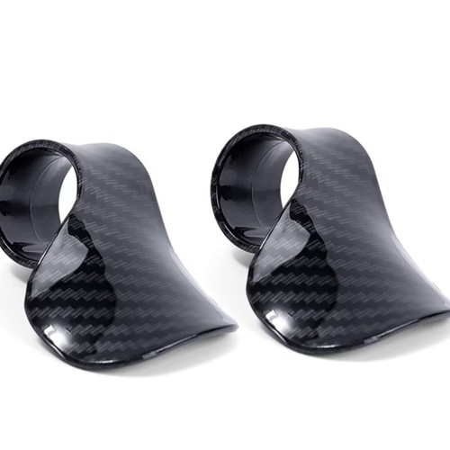 Throttle clip with anti-slip carbon fiber effect grip