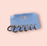 Earrings made of stainless steel new, gold color