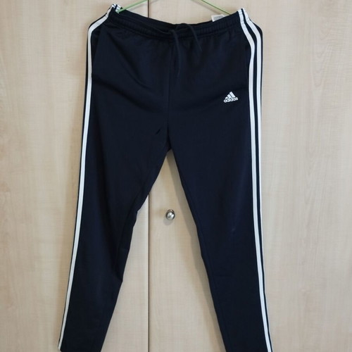 Παντελόνι φόρμας Adidas μεταχειρισμένο, junior 164cm, μπλε με λευκές ρίγες