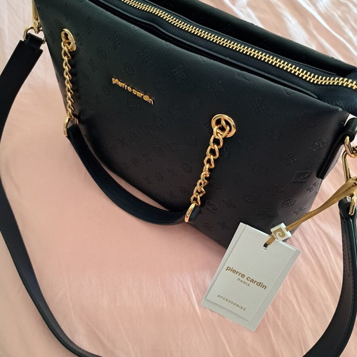 Pierre Cardin shoulder bag, blue, new