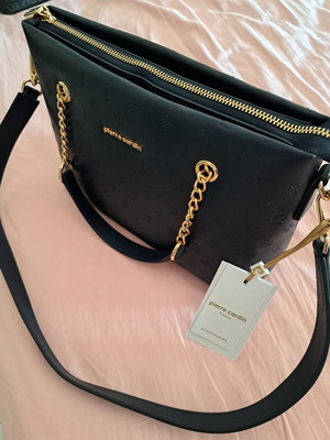Pierre Cardin shoulder bag, blue, new