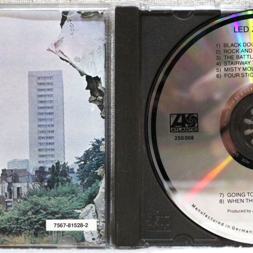 Led Zeppelin Untitled CD used, 1989 reissue