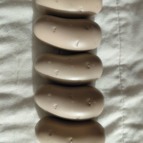5 plastic potatoes toy set