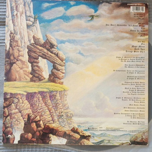 Trilogy Yngwie Malmsteen record used, metal