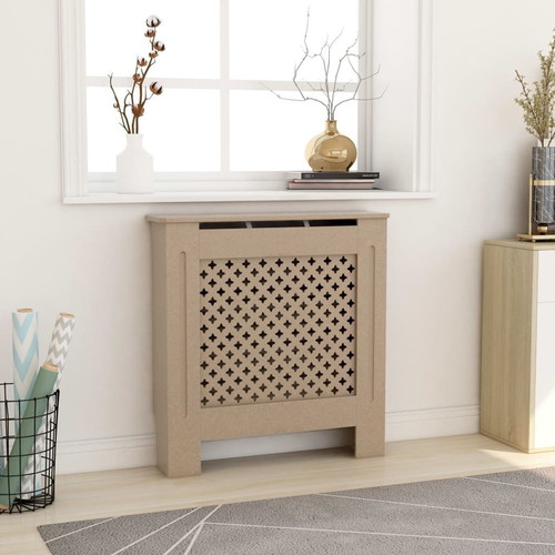 Radiator cover brown vidaXL new 78x19x81.5cm