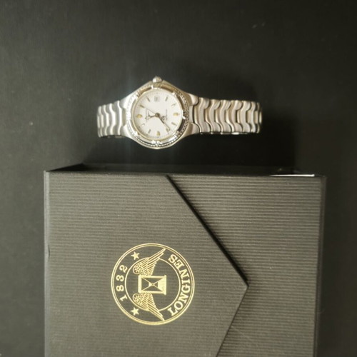 Longines Vintage Ladies Watch with Wave Bracelet NOS Full Set