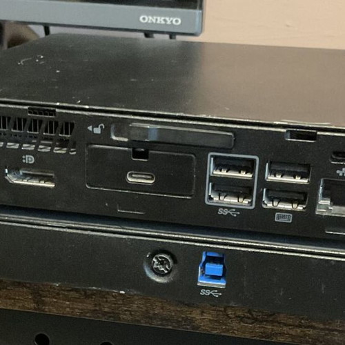 HP EliteDesk 800 G3 Desktop Mini used, Intel i3-7100T, 12GB RAM, 240GB SSD, Windows 11 Pro
